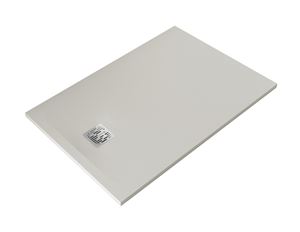 CONCEPT 200 sprchová vanička 80x120 cm, litý mramor, samonosná, mat light dove grey