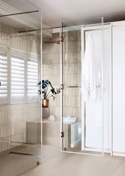 MARAZZI MYSTONE TRAVERTINO mozaika 20x36,5 cm, lesk, silver M9PK Obrázek - fotka