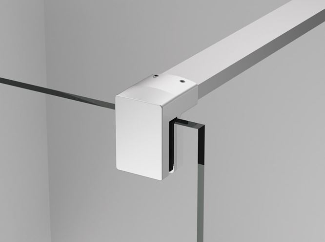 RONAL EASY STR4P stěna walk-in 100x200 cm, aluchrom/čiré sklo STR4P 100 50 07 Obrázek - fotka