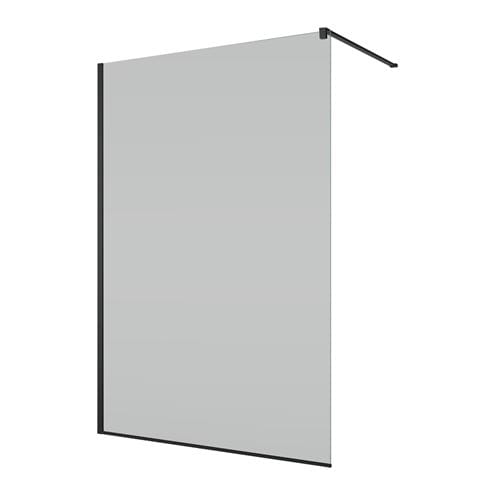 RONAL EASY STR4P stěna walk-in 100x200 cm, matná černá/čiré sklo STR4P 100 06 07 Obrázek - Hlavní obrázek