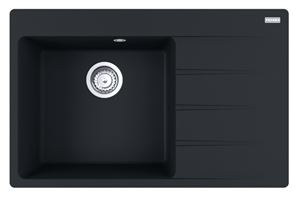 FRANKE CENTRO CNG 611-78 TL/2 fragranitový dřez 780x500 mm, odkapávač vpravo, matná černá
