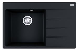 FRANKE CENTRO CNG 611-78 TL/2 fragranitový dřez 780x500 mm, odkapávač vpravo, onyx
