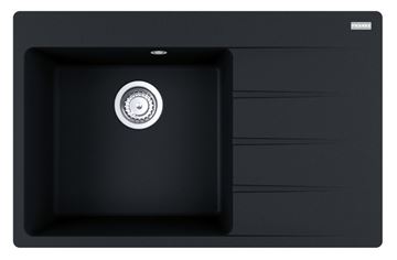 FRANKE CENTRO CNG 611-78 TL/2 fragranitový dřez 780x500 mm, odkapávač vpravo, onyx