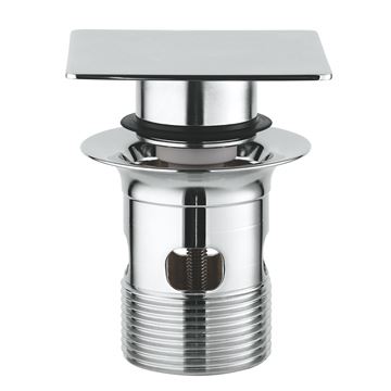 GROHE umyvadlová výpust, click-clack, s přepadem, chrom