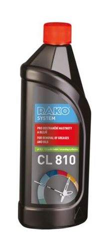 RAKO SYSTEM CL 810 čisticí prostředek pro odstranění mastnoty a olejů 5000 ml, bezbarvá B.CL810.R005 Obrázek - Hlavní obrázek