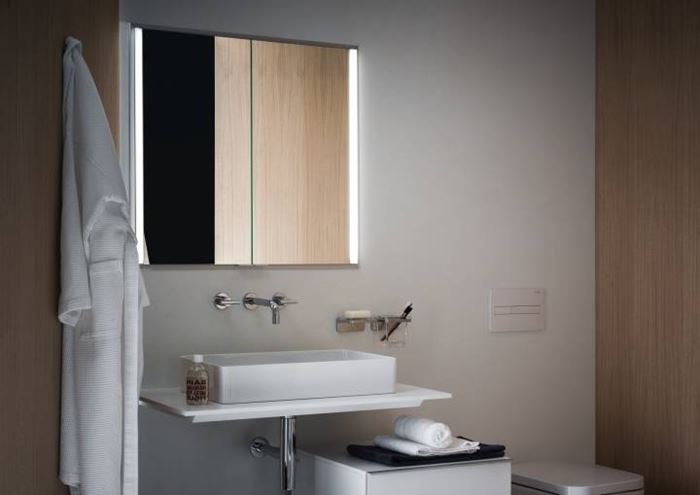 LAUFEN FRAME 25 LED svítidlo na zrcadlo, 4000 K, 12 W, 700 mm, chrom H4475729000071 Obrázek - fotka