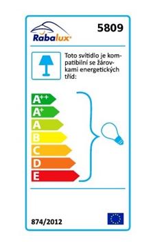 RABALUX PERIODIC nástěnné svítidlo E14, 580 mm, chrom 5809 Obrázek - fotka