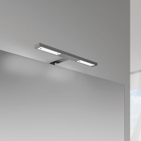 RIHO LED svítidlo na zrcadlo, 4000 K, 300 lm, 4,8 W, 300 mm, chrom 204927 Obrázek - fotka