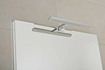 JIKA CLEAR GEMMA LED svítidlo na zrcadlo, 840 lm, 6 W, 494 mm, chrom H47J7301200001 Obrázek - fotka