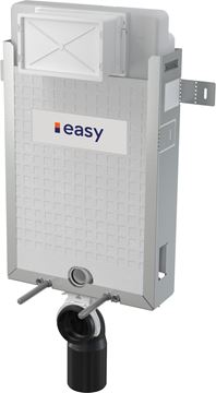 ARTCERAM FILE 2.0 závěsné WC s montážním prvkem Easy Renovmodul, Rimless splachování, SoftClose sedátko, černé tlačítko PT3.ALKF-RSC.B.13 Obrázek - fotka