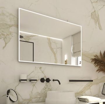 NIMCO ZP 13000 zrcadlo 80x70 cm, reverzibilní, s osvětlením, s regulací stmívání a teploty světla, se dvěma senzory ZP 13003VX Obrázek - fotka
