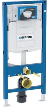 CONCEPT 100 závěsné WC s montážním prvkem Duofix, sedátko, bílé tlačítko PT2.GEDF-KK.W.4 Obrázek - fotka