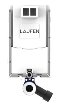 ARTCERAM FILE 2.0 závěsné WC s montážním prvkem Laufen Ineo TW102, Rimless splachování, SoftClose sedátko, chromové tlačítko PT3.LAKF-RSC.CR.19 Obrázek - fotka