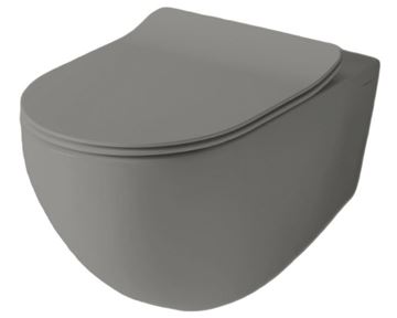 ARTCERAM FILE 2.0 závěsné WC s montážním prvkem Laufen Ineo TW102, Rimless splachování, SoftClose sedátko, chromové tlačítko PT3.LAKF-RSC.CR.19 Obrázek - fotka