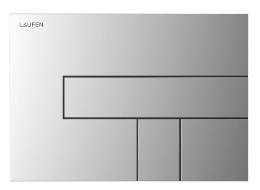 ARTCERAM FILE 2.0 závěsné WC s montážním prvkem Laufen Ineo CW102, Rimless splachování, SoftClose sedátko, chromové tlačítko PT3.LADF-RSC.CR.20 Obrázek - fotka