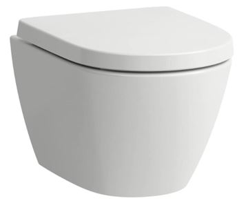 LAUFEN FIORA závěsné WC s montážním prvkem Laufen Ineo CW102, Rimless splachování, SoftClose sedátko, chromové tlačítko PT2.LADF-RSC.CR.6 Obrázek - fotka