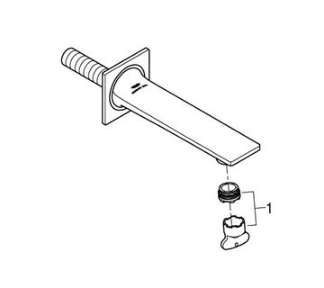 GROHE ALLURE vanová vpust, kartáčovaný cool sunrise 13264GN1 Obrázek - fotka