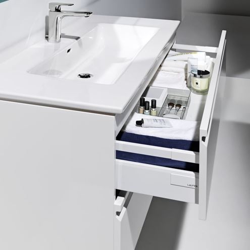 LAUFEN PRO S skříňka s umyvadlem 60x50x46 cm, 1 zásuvka, matný grafit H8609614801041 Obrázek - fotka