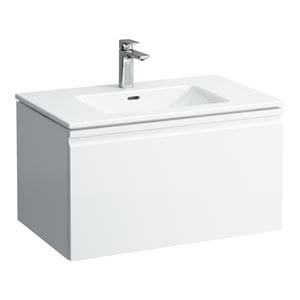LAUFEN PRO S skříňka s umyvadlem 80x50x46 cm, 1 zásuvka, lesklá bílá