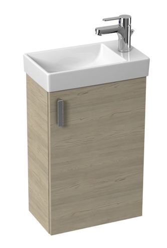 JIKA PETIT skříňka s umývátkem 40x23x69,5 cm, 1 dvířka, jasan H45J5111755141 Obrázek - Hlavní obrázek