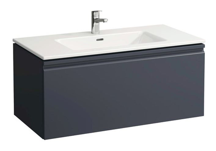 LAUFEN PRO S skříňka s umyvadlem 100x50x46 cm, 1 zásuvka, matný grafit H8609664801041 Obrázek - Hlavní obrázek