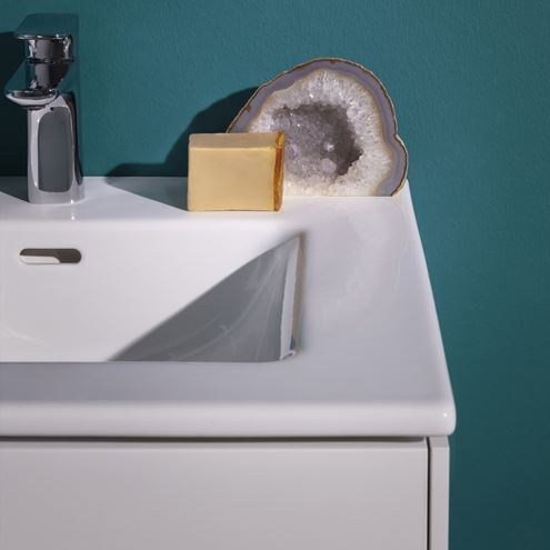 LAUFEN PRO S skříňka s umyvadlem 60x50x61 cm, 2 zásuvky, Push-open, s organizérem, matná bílá H8649602601041 Obrázek - fotka
