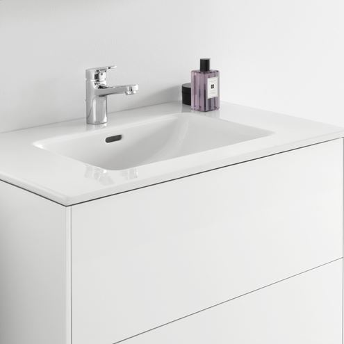 LAUFEN PRO S skříňka s umyvadlem 80x50x61 cm, 2 zásuvky, Push-open, s organizérem, lesklá bílá H8649612611041 Obrázek - fotka