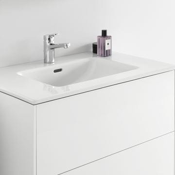 LAUFEN PRO S skříňka s umyvadlem 80x50x61 cm, 2 zásuvky, Push-open, s organizérem, lesklá bílá H8649612611041 Obrázek - fotka