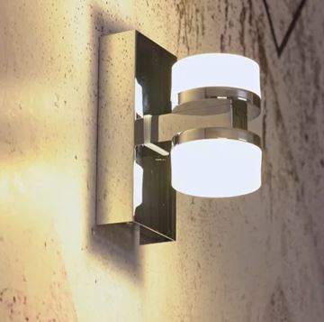 EGLO ROMENDO 1 nástěnné LED svítidlo, 3000 K, 1080 lm, chrom 96541 Obrázek - fotka
