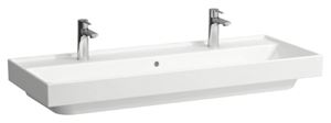 LAUFEN FIORA umyvadlo 120 cm, se 2 otvory pro baterie a přepadem