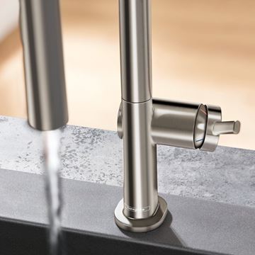 HANSGROHE TALIS M54 dřezová baterie, nerez 72806800 Obrázek - fotka