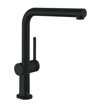 HANSGROHE TALIS M54 dřezová baterie, s vytahovací koncovkou, sBox, matná černá