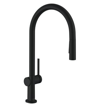 HANSGROHE TALIS M54 dřezová baterie, s vytahovací sprškou, EcoSmart, matná černá