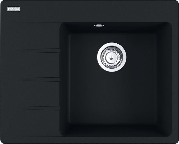 FRANKE CENTRO CNG 611-62TL/7 fragranitový dřez 620x500 mm, odkapávač vlevo, onyx 114.0637.492 Obrázek - Hlavní obrázek