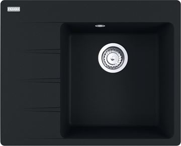 FRANKE CENTRO CNG 611-62TL/7 fragranitový dřez 620x500 mm, odkapávač vlevo, onyx