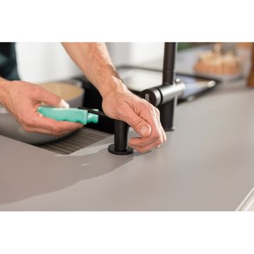 FRANKE ACTIVE dávkovač saponátu 300 ml, ke dřezu, matná černá 119.0547.906 Obrázek - fotka