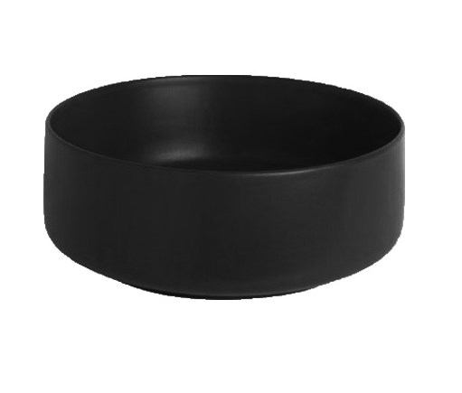 ARTCERAM COGNAC umyvadlová mísa 42 cm, bez přepadu, Saniglaze, matná černá COL001 17,34 Obrázek - Hlavní obrázek