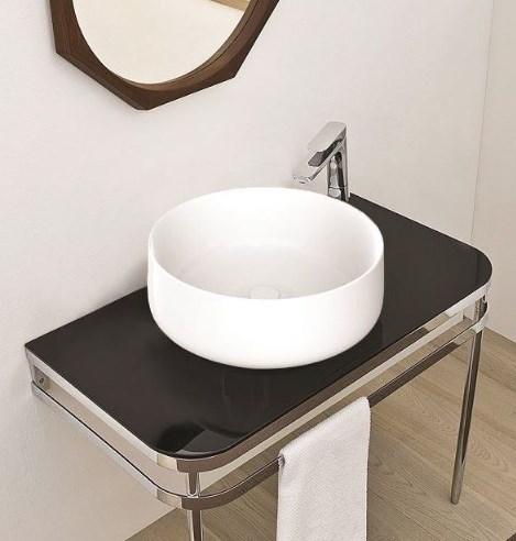 ARTCERAM COGNAC umyvadlová mísa 42 cm, bez přepadu, Saniglaze, matná bílá COL001 05,34 Obrázek - fotka
