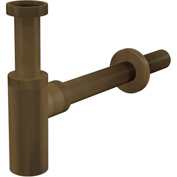 ALCA designový sifon k umyvadlu DN32, s převlečnou maticí 5/4, antický bronz