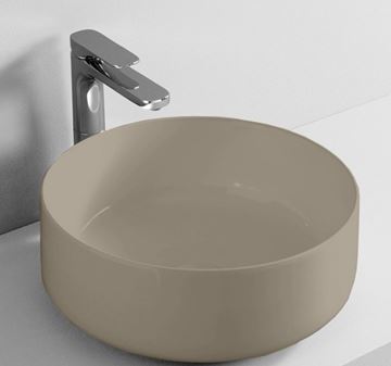 ARTCERAM COGNAC umyvadlová mísa 42 cm, bez přepadu, Saniglaze, brown matera COL001 41,34 Obrázek - fotka