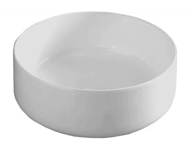 ARTCERAM COGNAC umyvadlová mísa 42 cm, bez přepadu, Saniglaze, matná bílá COL001 05,34 Obrázek - Hlavní obrázek