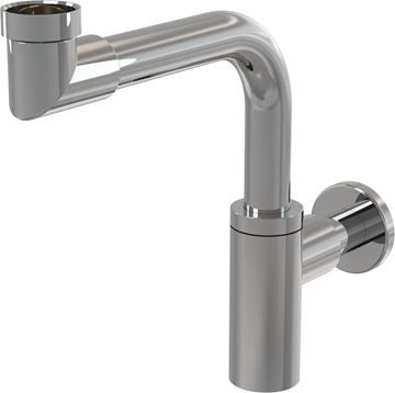 ALCA designový sifon k umyvadlu DN32, s převlečnou maticí 5/4, chrom