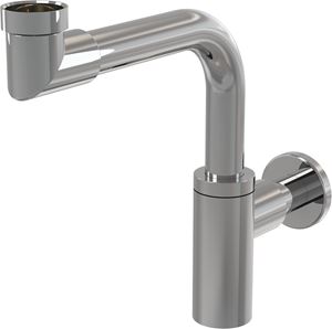 ALCA designový sifon k umyvadlu DN32, s převlečnou maticí 5/4, chrom