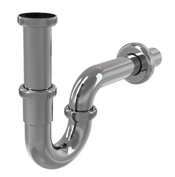 ALCA designový sifon k umyvadlu DN32, s převlečnou maticí 5/4, chrom