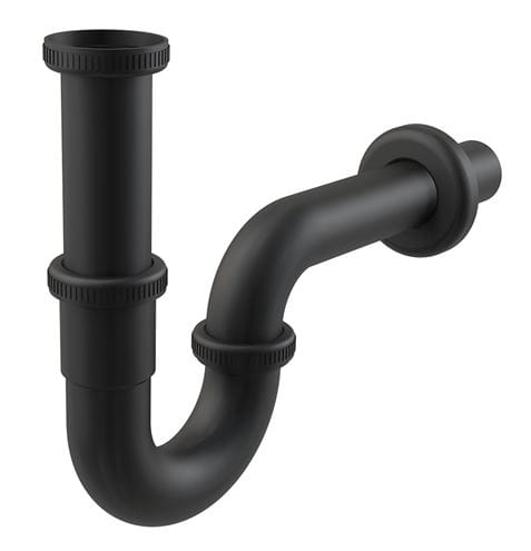 ALCA designový sifon k umyvadlu DN32, s převlečnou maticí 5/4, matná černá A4320BLACK Obrázek - Hlavní obrázek