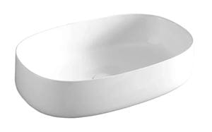 ARTCERAM COGNAC umyvadlová mísa 55 cm, bez přepadu, Saniglaze, matná bílá