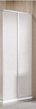 RAVAK SUPERNOVA SRV2-S 100 sprchové dveře 100x195 cm, posuvné, satin/plast pearl