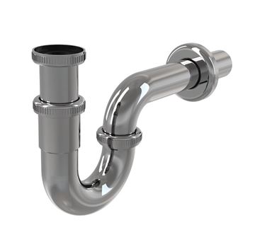 EASY designový sifon k umyvadlu DN32, s převlečnou maticí 5/4, chrom