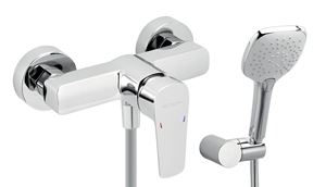 NOVASERVIS METALIA 58 sprchový set s baterií, ruční sprcha, hadice, držák, Eco, chrom