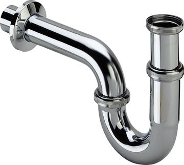 VIEGA 5611 designový sifon k umyvadlu DN38, s převlečnou maticí 5/4, chrom
